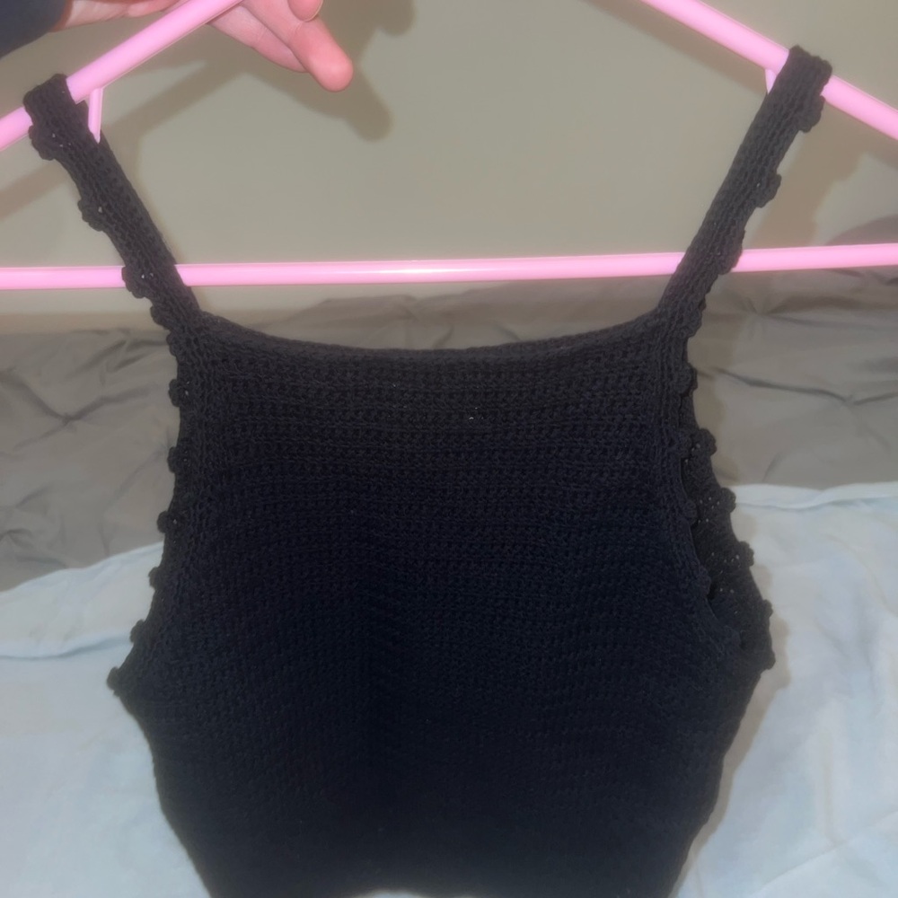 Wilfred Black Knit Tank Top